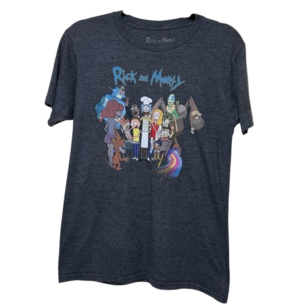 Rick and Morty Graphic Tee - Dark Gray